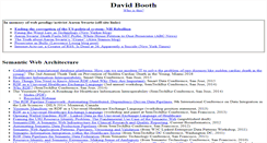 Desktop Screenshot of dbooth.org