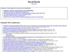 Tablet Screenshot of dbooth.org